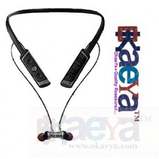 OkaeYa.com RUN8 Wireless Neck Band Bluetooth Earphone (Black)