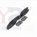 OkaeYa 2 Sets Carbon Nylon 10X4.5 Inch 1045 / R CW CCW Propeller, Multi-Copter Clockwise Rotating/Counter(Black)