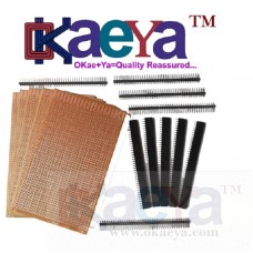 OkaeYa -Printed Circuit Board,5 Pieces + Female Berg Strip, 5 Pieces + Male Berg Strip, 5 Pieces