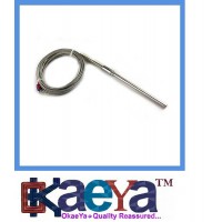 OkaeYa PT100 Platinum Resister Temp Probe Temperature Sensor 2 wires/1 Meters
