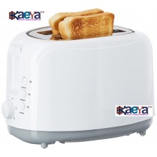 OkaeYa 750-Watt Pop-up Toaster (White)