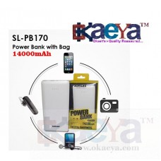 OkaeYa SL-PB170 power bank with bag 14000mAh