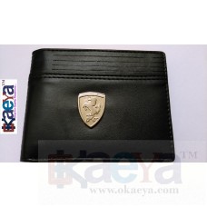 OkaeYa Men's Wallet Comfortable for All (Black) (Original Products by OkaeYa), Men's Black Wallet(6 Card Slots)