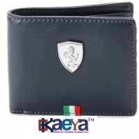 OkaeYa Blue Men's Wallet Comfortable for All (Original Products by OkaeYa), Blue Men's wallet (3 Card Slots)