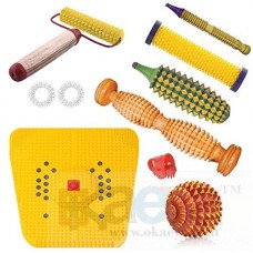 OkaeYa Magnetic Foot Mat for Stress and Pain Relief with Acupressure Tools Combo Kit