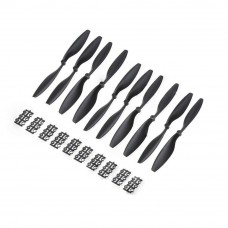 OkaeYa 5 Sets 10x4.5 Inch 1045/R CW CCW, Multi-Copter Clockwise Rotating/Counter (Black) (5pc)