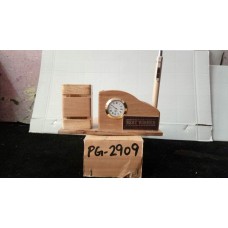 OkaeYa Multi-Functional Wooden Desk Organiser, Pen Stand/Pencil Stand, Stationery Stand for Office and Students Use