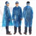 OkaeYa.com Unisex Disposable Raincoat Adult Emergency Waterproof Hood Rain Coat (Random Color) -2 Piece