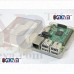 OkaeYa Raspberry pi 2 and 3 Model B/B+ Modular case without locks (Frosted)