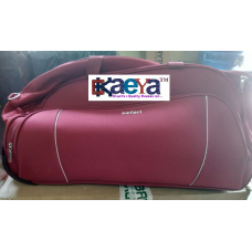 OkaeYa Safari Polyester 55 cms red Softsided Suitcase (infinity 55 RDFL red)