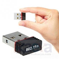 OkaeYa.com Wi-Fi Receiver 300Mbps, 2.4GHz, 802.11b/g/n USB 2.0 Wireless Mini Wi-Fi Network Adapter