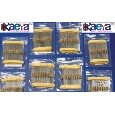 OkaeYa 400 Pcs 20 Values Assorted 0.25W Carbon film Resistor Mixed Kit