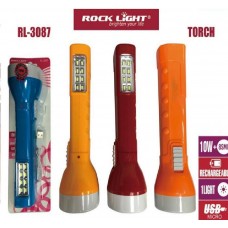 OkaeYa.com Rock Light RL-3087 10W+8SDM Rechargeable