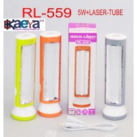 OkaeYa RL-559 5W Laser Tube Led Rechargeable Torch 