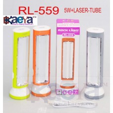 OkaeYa RL-559 5W Laser Tube Led Rechargeable Torch 