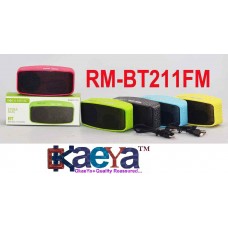 OkaeYa RM-BT211FM Rock Music Extra Bass BT Music Player