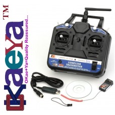 OkaeYa.com 2.4G FS-CT6B 6 CH Radio Model RC Transmitter Receiver PPM/GFSK