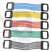 OkaeYa Movo Men & Women Personal Rubber Rope Adjustable 5 Silicone Stripes Chest Expander Resistance Tube  (Multicolor)