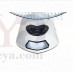 OkaeYa Akari Ak-8012 12" Rechargeable Ac/Dc Table Fan with Emergency Led Light, Solar Chargng Facility -White (to be Assembled as per Manual)