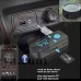 OkaeYa X6 Bluetooth Dongle Car Bluetooth 4.0 USB Music Audio Receiver with TF Card Wireless 3.5MM Jack Bluetooth Transmitter Bluetooth Audio Music Adapter Car Aux Wireless Handsfree Dongle Kit
