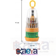 OkaeYa Magnetic Precision Screwdriver Tool Set- 31 In 1 (Yellow)