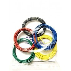 OkaeYa Pure Copper" Breadboard Wire, 22 Gauge Wire, Hookup Wire (2 Meters/Color, Total 10 Meters Pack)