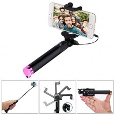 OkaeYa Selfie Stick with Aux Cable for All Smartphones