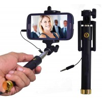 OkaeYa-Self Portrait Selfie Handheld Stick Monopod + Wireless Bluetooth Remote Control 