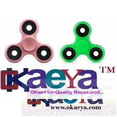 OkaeYa Chrome Fidget Spinner Combo Pack of 2 (Random Color)