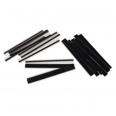 OkaeYa Imported 10X Single Row Male and Female 40 Pin Header Strip 254 mm