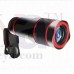 OkaeYa 14X Mobile Lens Blur Background Effect Telescope HD Lens Kit with DSLR Adjustable Focus HD Pictures for All Smartphones|White Colour