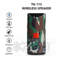 OkaeYa.com TG 113 Wireless Portable Bluetooth Mobile Speaker (Military)