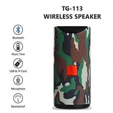 OkaeYa.com TG 113 Wireless Portable Bluetooth Mobile Speaker (Military)