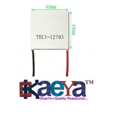 OkaeYa TEC1-12703 Thermoelectric Cooler TEC Peltier 12V 3A Peltier