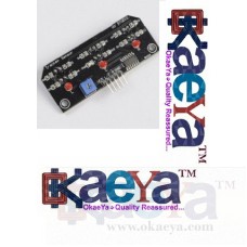 OkaeYa LM339 Three Channel Infrared Detection Tracking Module Photoelectric Sensor