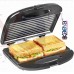 OkaeYa Non-Stick Grill Sandwich Maker, toaster, griller (750 watt, Black)