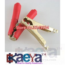 OkaeYa- 2 pairs Small battery cable clip,battery charging tool