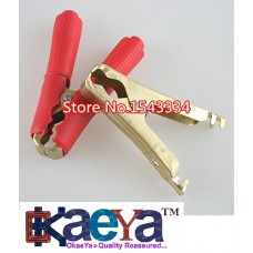 OkaeYa- 2 pairs Small battery cable clip,battery charging tool