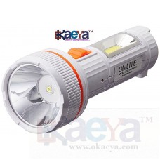 OkaeYa - L0321C 3-Watt Rechargeable LED Torch (Color May Vary)