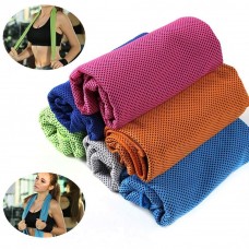 OkaeYa Cooling Towel Tancano Microfiber Towels for Instant Relief Sports Towel Headwear for Golf Swimming Football Workout Gym 40"x12" Travel Towel for Sweat