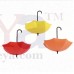 Okaeya 3 Pcs Umbrella Key ring Hat Wall Multipurpose Holder Hanger Hooks