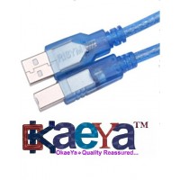 OkaeYa USBCABLE 6Ft Usb 2.0 A-B Male Printer Cable 1.8M for Arduino Uno R3