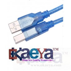 OkaeYa USBCABLE 6Ft Usb 2.0 A-B Male Printer Cable 1.8M for Arduino Uno R3