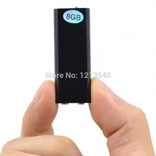 OKaeYa Smallest 8GB Professional Voice Recorder Digital Audio Mini Dictaphone + MP3 Player + USB Flash Drive