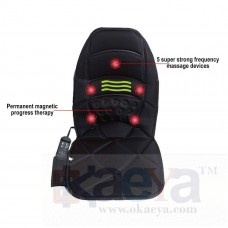 OkaeYa Full Size Seat Topper Massager/Car Seat Massage Back Massager Adjustable Home Back Massager (1 Pcs)