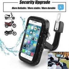 OkaeYa Waterproof Mount Stand for Bike/Motorcycle Mobile Holder Universal Zip Pouch Style - 5.5 inch to 7 inch