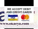 we accept visa master cards