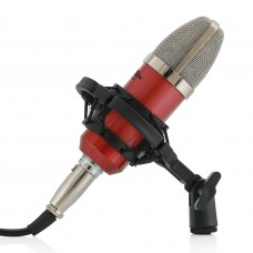 OkaeYa BM-700 Professional Large Diaphragm Studio Recording Microphone (Coral)