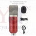 OkaeYa BM-700 Professional Large Diaphragm Studio Recording Microphone (Coral)