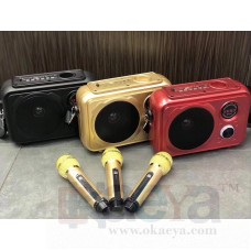 OkaeYa Wireless Karaoke SD501 Bluetooth KTV HiFi Speaker Set Singing Record Outdoor Microphone Large Loudspeaker Condenser with Mic